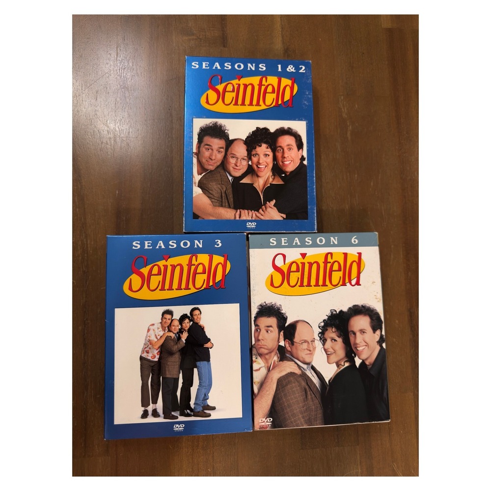 Seinfeld DVD Bundle Seasons 1 2 3 6 Volumes 1 2 5 Sitcom Comedy Box Sets